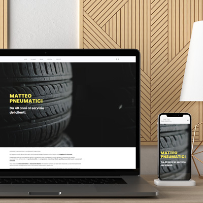 Matteo Pneumatici sito web