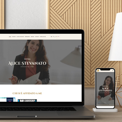 Alice Stevanato sito web