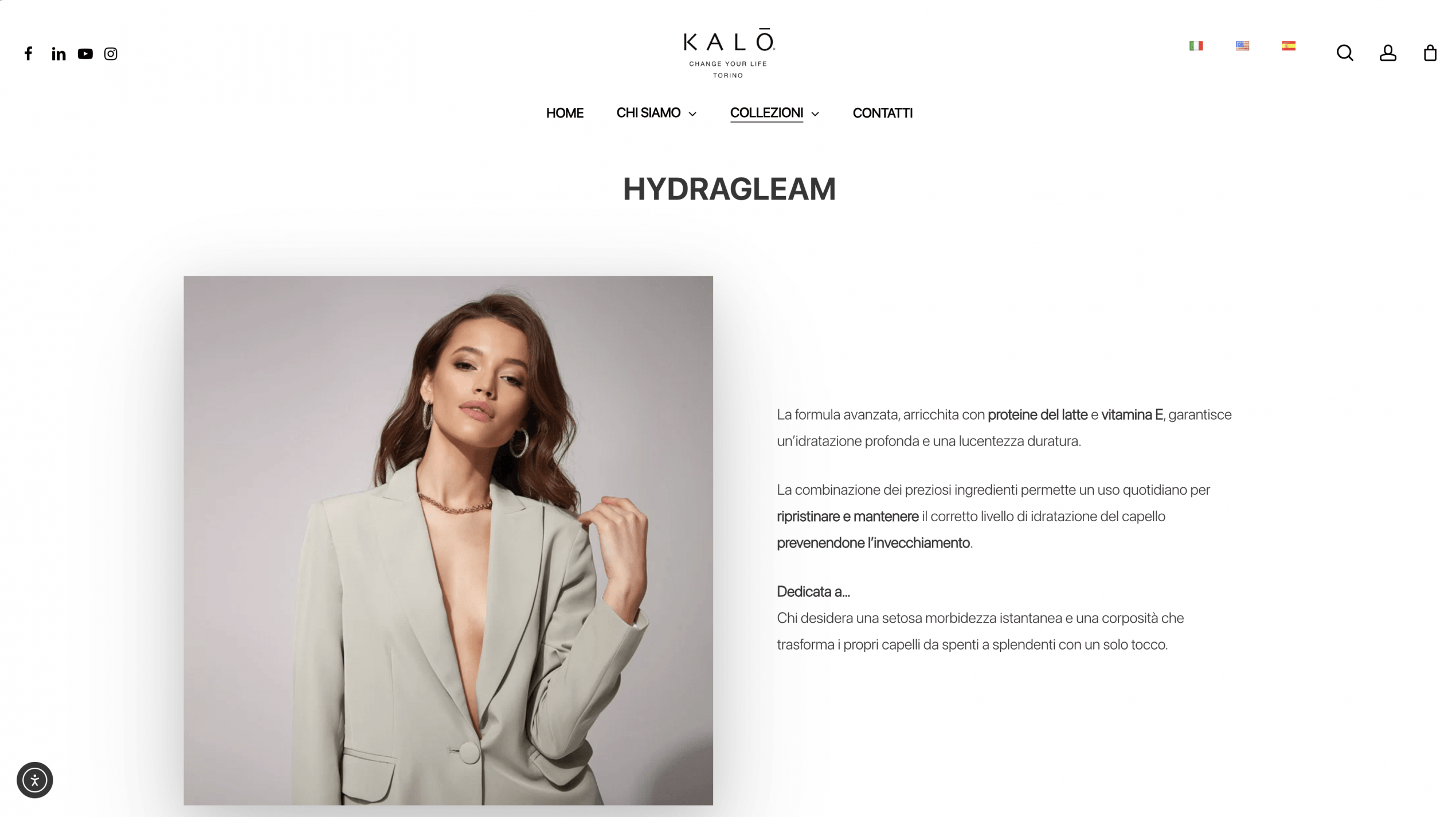 Kalō Hair Care - anteprima progetto