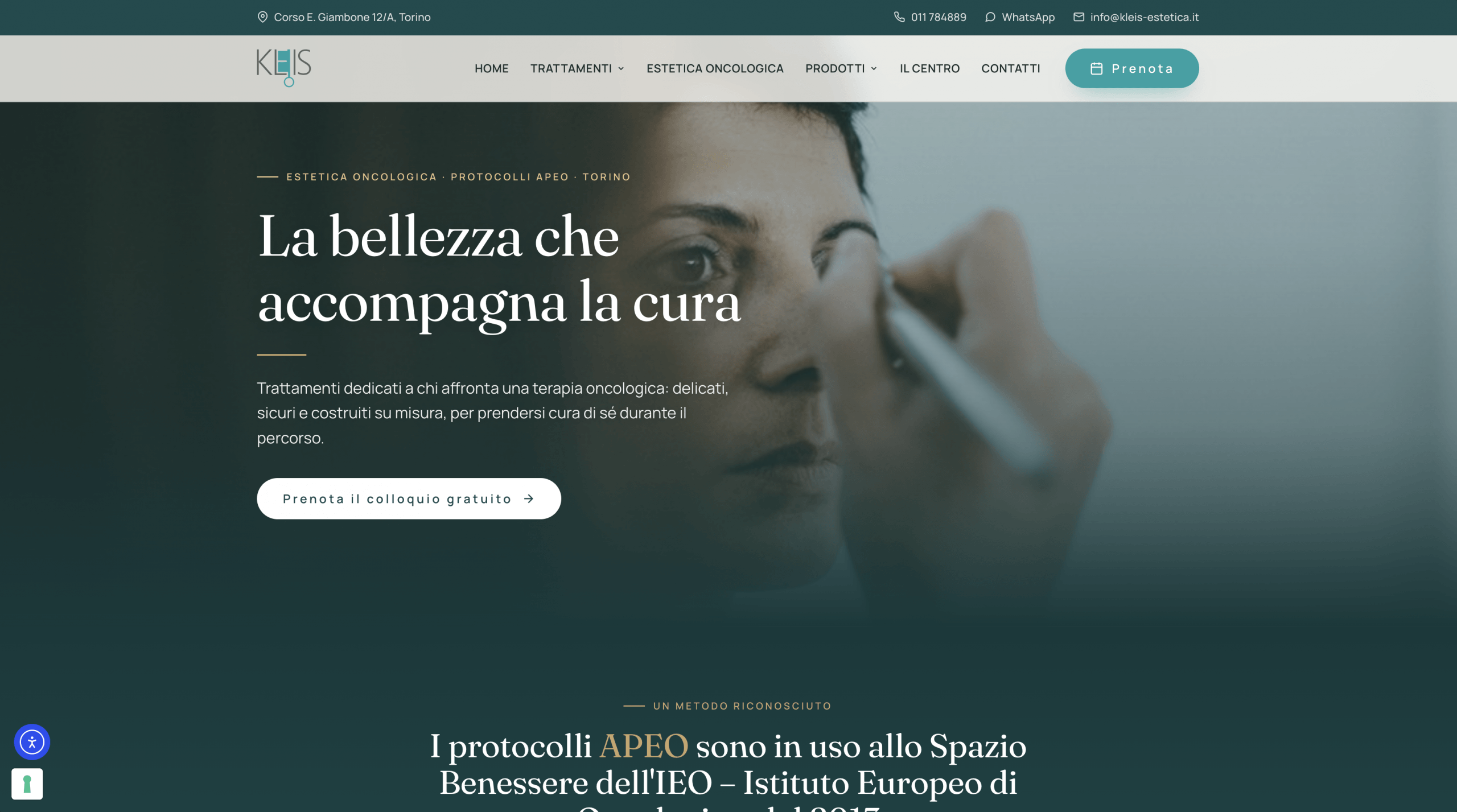 Kleis Estetica - anteprima progetto