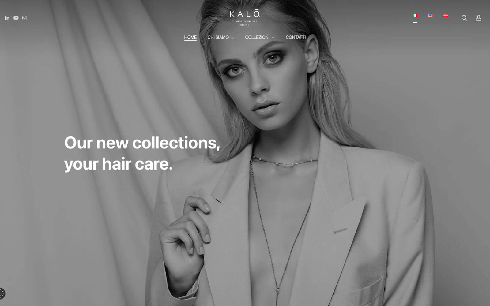 Kalō Hair Care — e-commerce WooCommerce multilingua